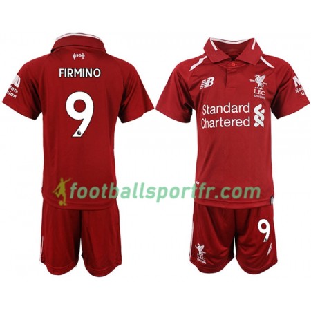 Tenue Liverpool FIRMINO 9 Enfant Domicile 2018-2019 Maillot de Foot